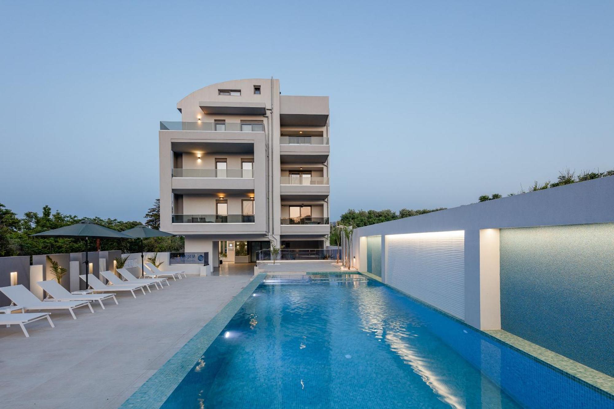 Aurora Apartments Chania  ภายนอก รูปภาพ